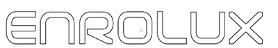 Logo de Enrolux en monocromo